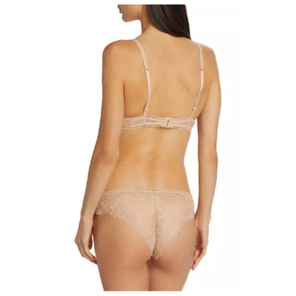 New La Perla Spell On You Lace Underwire Bra 38B 38 B Oak Blush Retail $370 - Picture 4 of 4